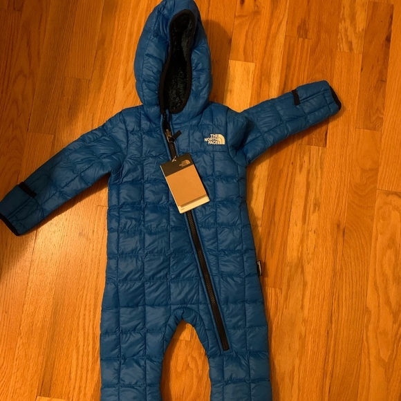 The North Face Blue Kids Puffer Jacket - Picture 1 of 7